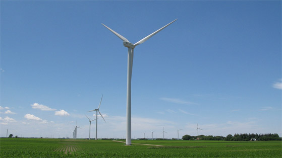 Top of Iowa II Wind Farm